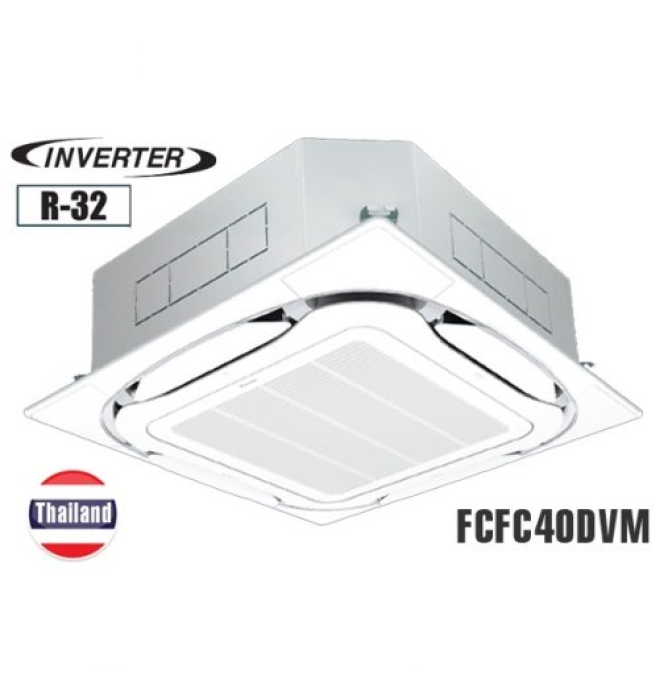 Máy lạnh âm trần Daikin Inverter 1.7 HP FCFC40DVM điều khiển không dây + phin lọc