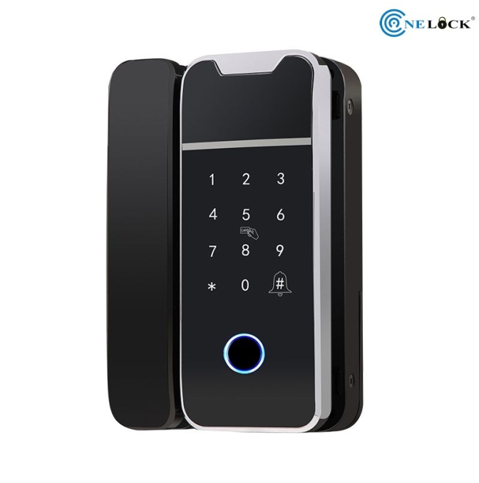 KHÓA VÂN TAY ONECLOK GL007 (cửa kính cường lực)