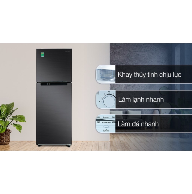 Tủ lạnh Samsung Inverter 322 Lít RT32K503JB1/SV